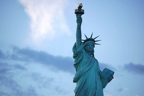 Il simbolo di New York, la Statua dela Libertà